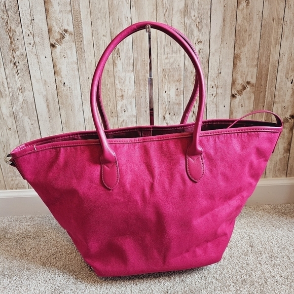 Ralph Lauren Fragrance Large Tote Bag In Magenta Color - Picture 5 of 9